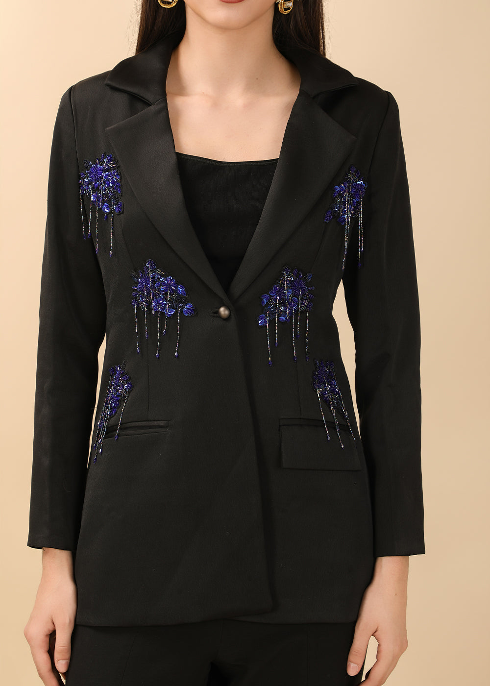 Midnight Sky Blazer with pants (3pc set)