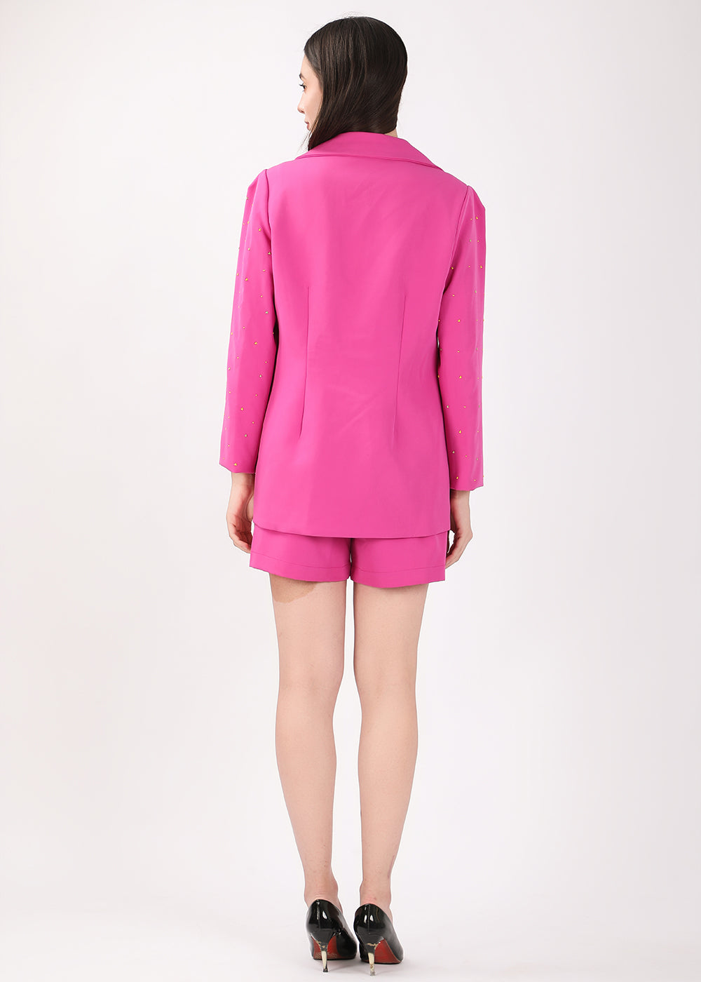 Enchanted Garden Long Blazer and Shorts (3pc set)