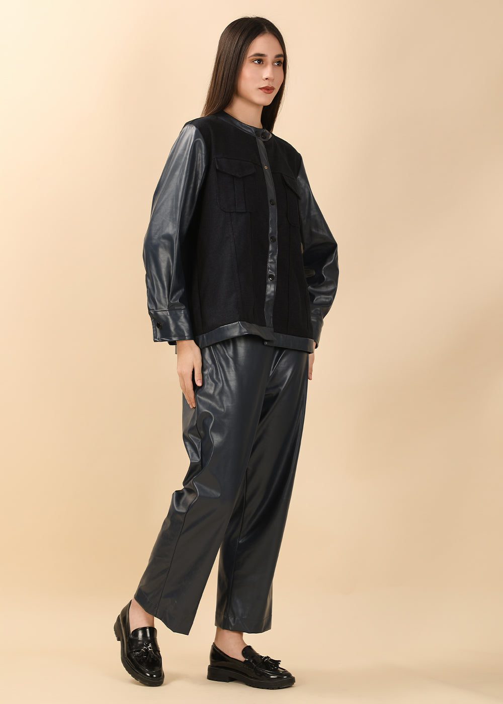 Faux Leather co-ord set