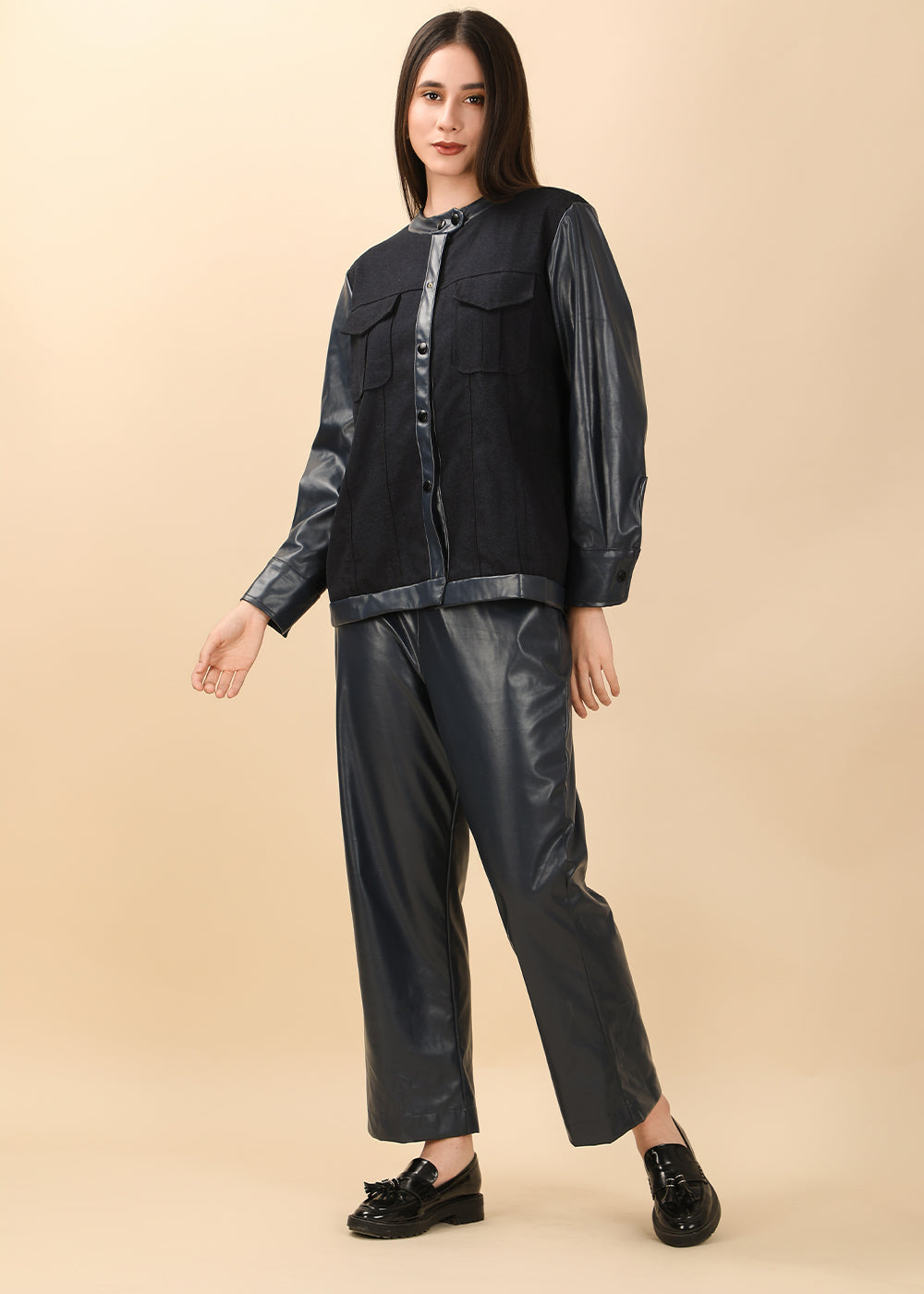 Faux Leather co-ord set