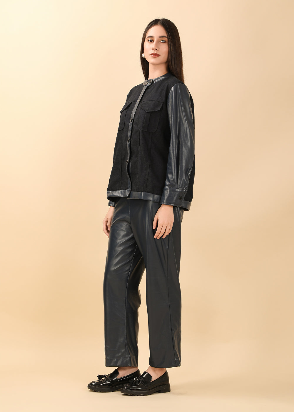 Faux Leather co-ord set