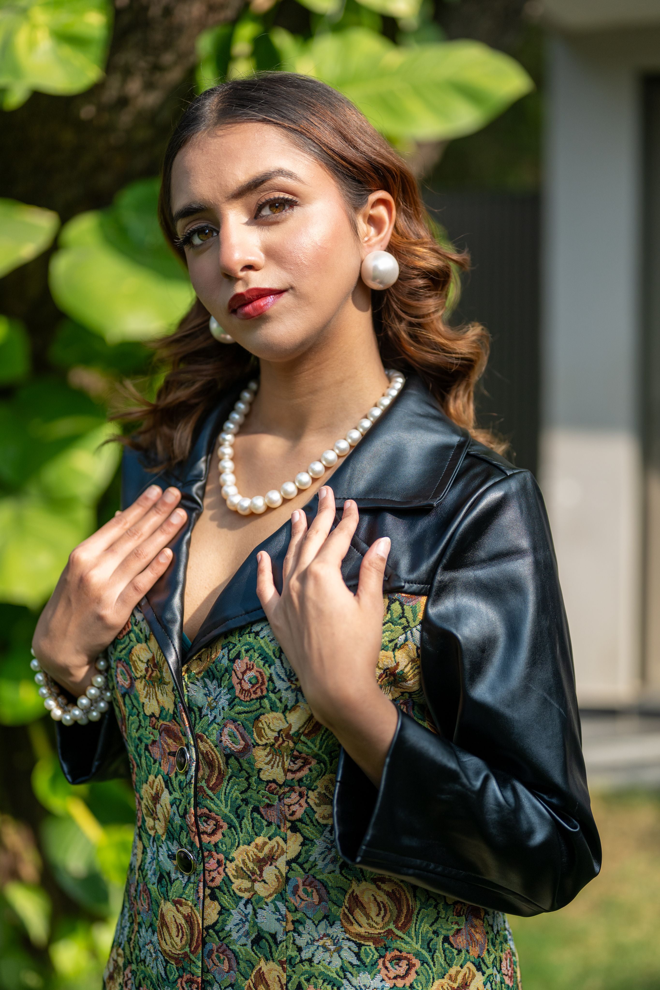 Retro Jacquard co-ord set