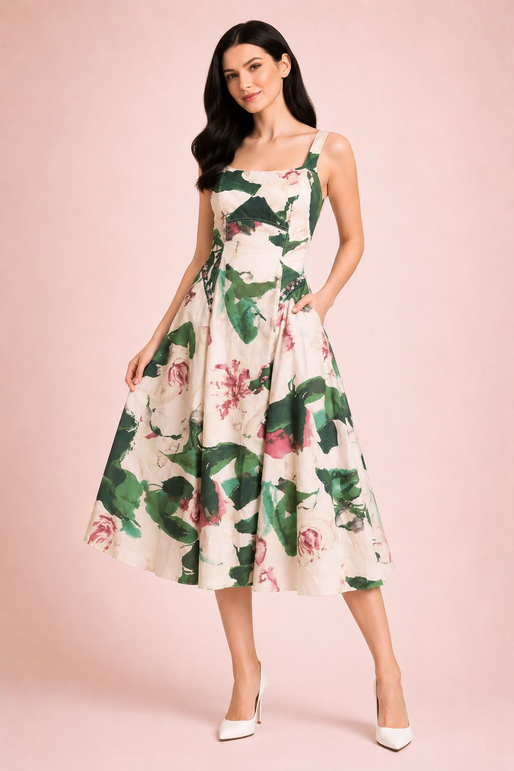 Rita dress-Rhinestone Dress