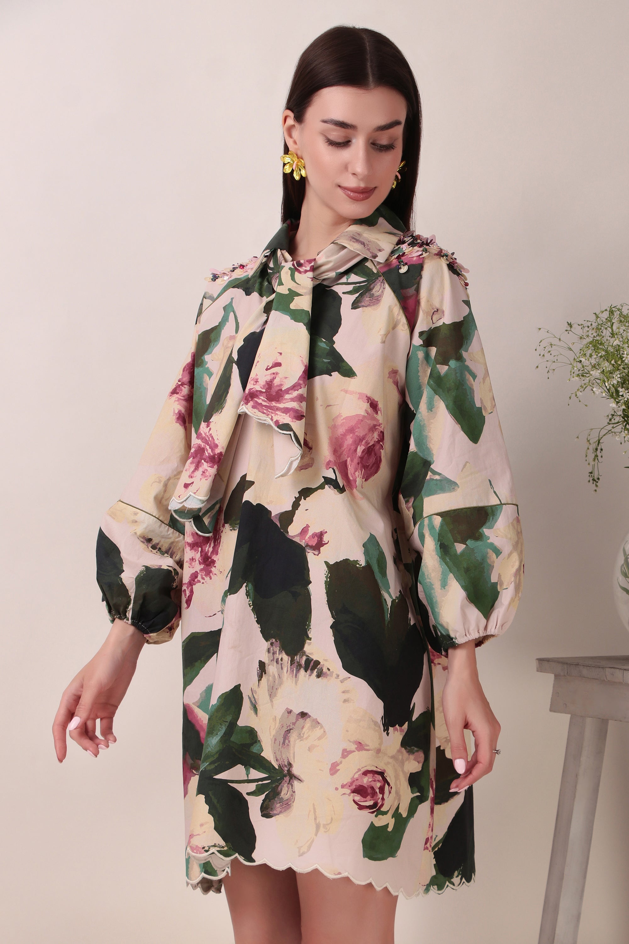 GARDENIA DRESS